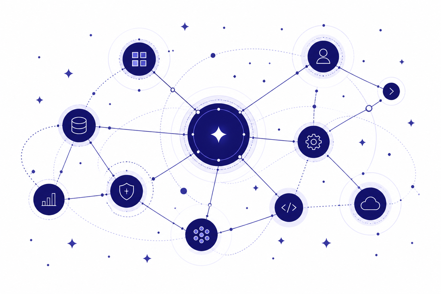 Custom cover illustration for Understanding Augment Cosmos: Spec-Driven Development explained